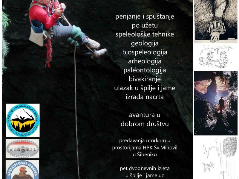 11. Šibenska speleološka škola 2013. godine