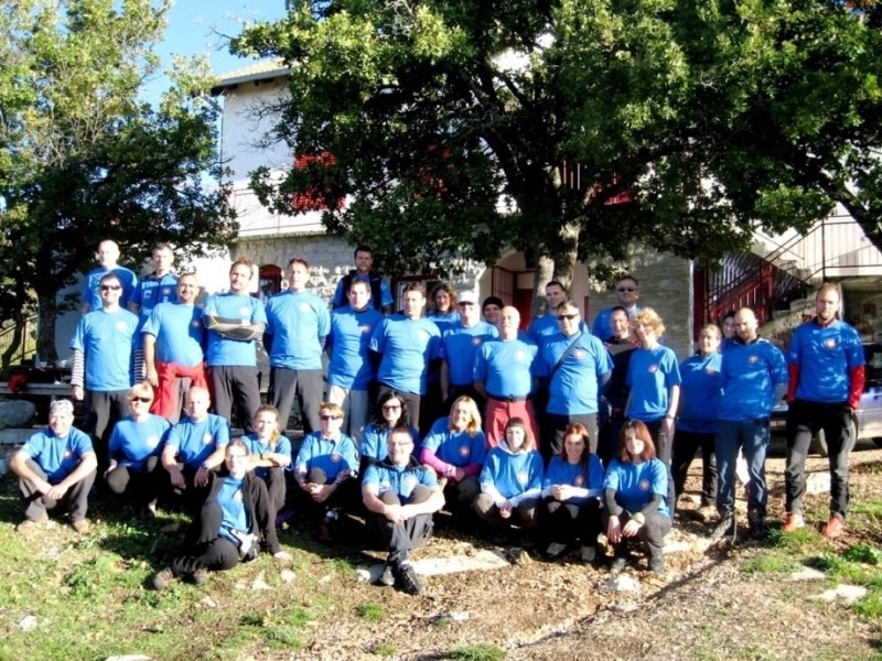 Mihovilci na tečaju za planinarske vodiče standard A - vodiči društvenih izleta