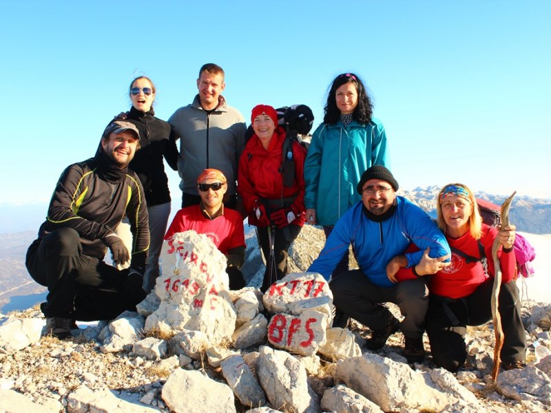 Biokovo-Šćirovac na 1.619m 14.-15.12.2013.