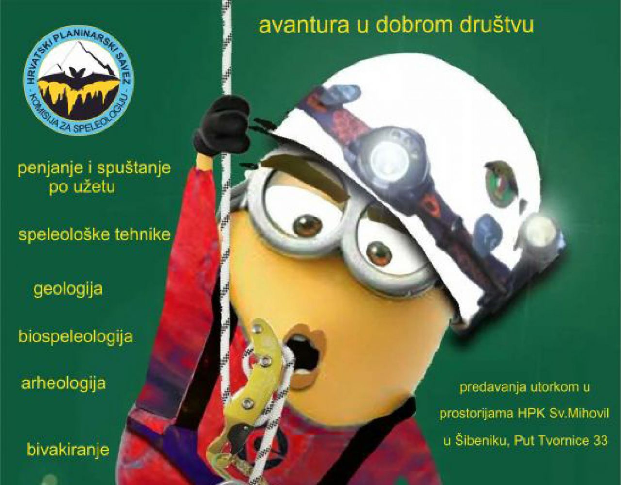 13. šibenska speleološka škola