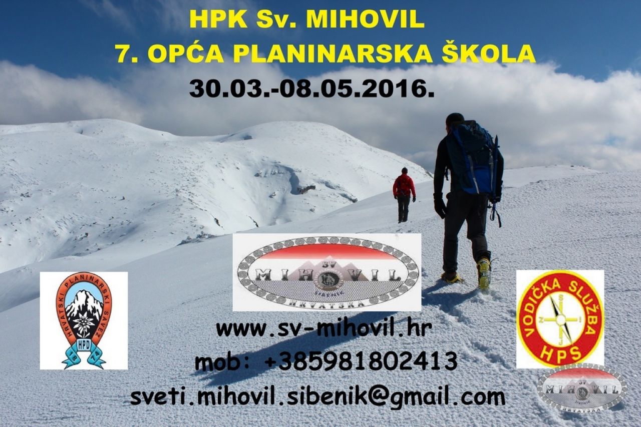 7. Opća planinarska škola HPK Sveti Mihovil